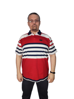 Футболка мужская Polo Pepe 159611 красная 3XL