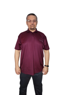 Футболка мужская Polo Pepe 1755552 бордовая 3XL