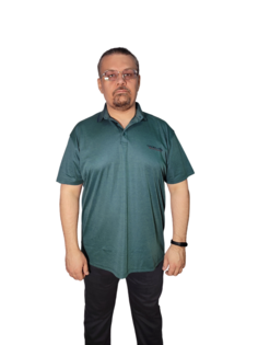 Футболка мужская Polo Pepe 1755552 зеленая 4XL