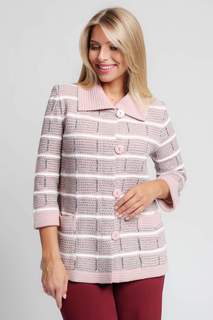 Кардиган женский Текстильная Мануфактура Д 2848 розовый 50 RU