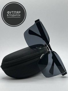 Солнцезащитные очки женские SunGold Бабочка черные/без оправы