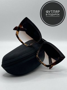 Солнцезащитные очки женские SunGold КошкаРомбДужка, коричневые