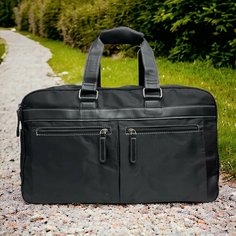 Дорожная сумка унисекс Capri STN-805-1 черная, 30x50x20 см