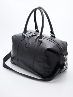 Дорожная сумка унисекс Franchesco Mariscotti 6-426к черная кодоба, 42х28х24 см