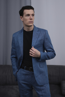 Пиджак мужской Mishelin (M)4633+1357 голубой 58/182 RU