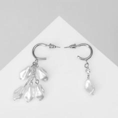 Серьги из бижутерного сплава Queen Fair 10203619, жемчуг искусственный
