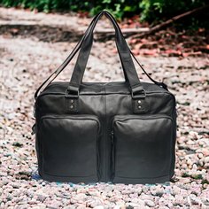Дорожная сумка унисекс Capri STN-2009-21-SD черная, 33x50x20 см