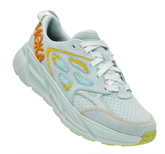 Кроссовки унисекс Hoka L Embroidery зеленые 7.5 US