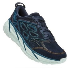 Кроссовки унисекс Hoka L Embroidery синие 9.5 US