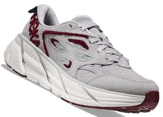 Кроссовки унисекс Hoka L Embroidery серые 6.5 US