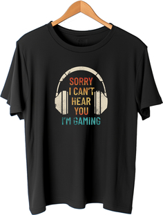 Футболка унисекс MustHaveWear tshirtbwomHear черная 5XL
