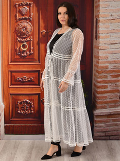 Платье женское DARKWIN DARK9776 белое 52-54 RU