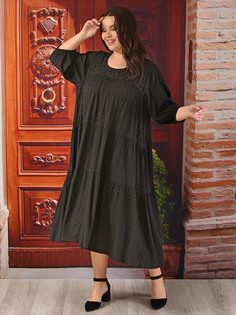 Платье женское DARKWIN DARK9783 черное 58-60 RU