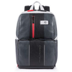 Рюкзак мужской Piquadro CA3214UB00 черный/серый, 39,5x29х15 см