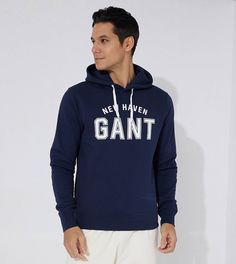 Толстовка мужская GANT 2047010 синяя 2XL