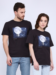 Футболка унисекс КосмоМерч Космическая энергия серая XXXL