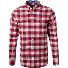 Рубашка мужская GANT 3019270 красная M