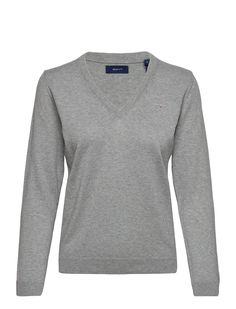 Пуловер женский GANT 483042 серый S