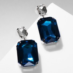 Серьги из бижутерного сплава Queen Fair Ева, стекло