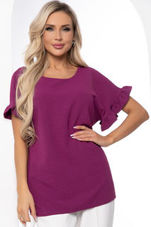 Блуза женская LT Collection Эрика фиолетовая 52 RU