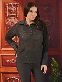 Блуза женская DARKWIN DARK9816 черная 52-54 RU