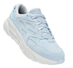 Кроссовки унисекс Hoka Clifton L Suede голубые 8.5 US