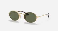 Солнцезащитные очки унисекс Ray-Ban RB3547N зеленые