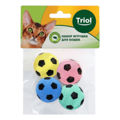 Игрушки для кошек Triol Мяч, 4 шт