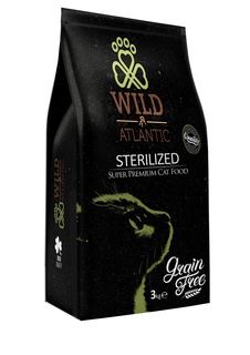 Сухой корм для кошек Wild Atlantic, для стерилизованных, с курицей, 3 кг