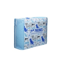 Пеленки для животных Napkins впитывающие гелевые, 60х60см, 5шт No Brand