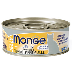 Корм для кошек MOHGE JELLY желтоперый тунец 80 г Monge