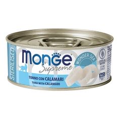 Влажный корм Monge тунец с кальмаром для стерилизованных кошек 80 г