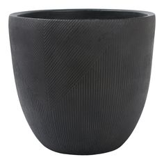 Горшок для цветов L&t pottery Геометрия Антик 44 см черный