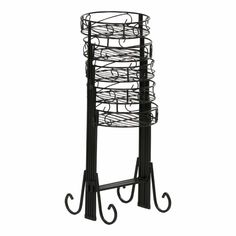 Подставка для цветов Lvchen 126 x 23 x 65,5 см черная Без бренда