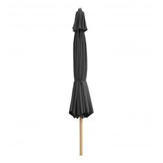 Зонт круглый Doppler Alu wood антрацитовый d 3,5 м