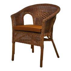 Кресло Rattan grand Berlin коричневое 56 x 58 x 79 см