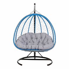 Кресло подвесное NS Rattan 101 BIG синее