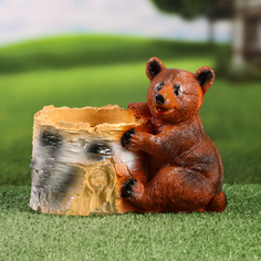 Фигурное кашпо Хорошие сувениры Медведь