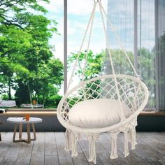 Подвесное кресло бежевое House&garden TNR0001 бежевая подушка