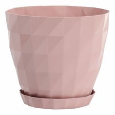 Горшок для цветов Serinova Crystal 10,5 х 10,5 см светло-розовый