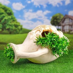 Цветочное кашпо Хорошие сувениры Амфора 7825965 бежевый