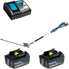 Кусторез штанговый аккумуляторный Makita DUN500WRF2 18В 2x3Ач, з/у