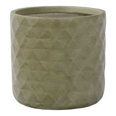 Горшок для цветов L&t pottery Ромбы 37 см светло-зеленый
