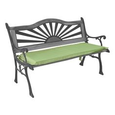 Подушка для скамьи Morbiflex 120 х 50 х 4,5 см хлопок зелёная