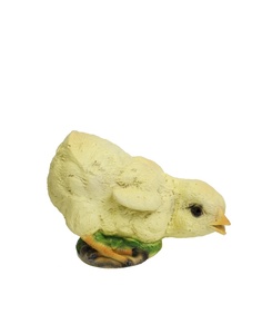 Фигурка садовая Цыплёнок наклонился Барельеф, выс. 8,5 см KSMR-123348/F070