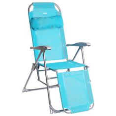 Кресло-шезлонг К3, 82 x 59 x 116 см, бирюзовый Nika