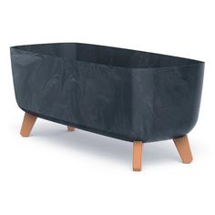 Цветочное кашпо Prosperplast Gracia case beton DGCL600ES433 17 л антрацит 1 шт.