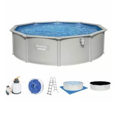 Бассейн Bestway Hydrium Pool Set белый 460 х 120 см 17430 л