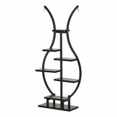 Подставка для цветов YQ Forever 55 х 25 х 152 см черная