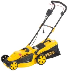Газонокосилка электрическая Denzel GM-1800, 1800 Вт, шир. 38 см, 6 уров., травосб. 40 л. No Brand